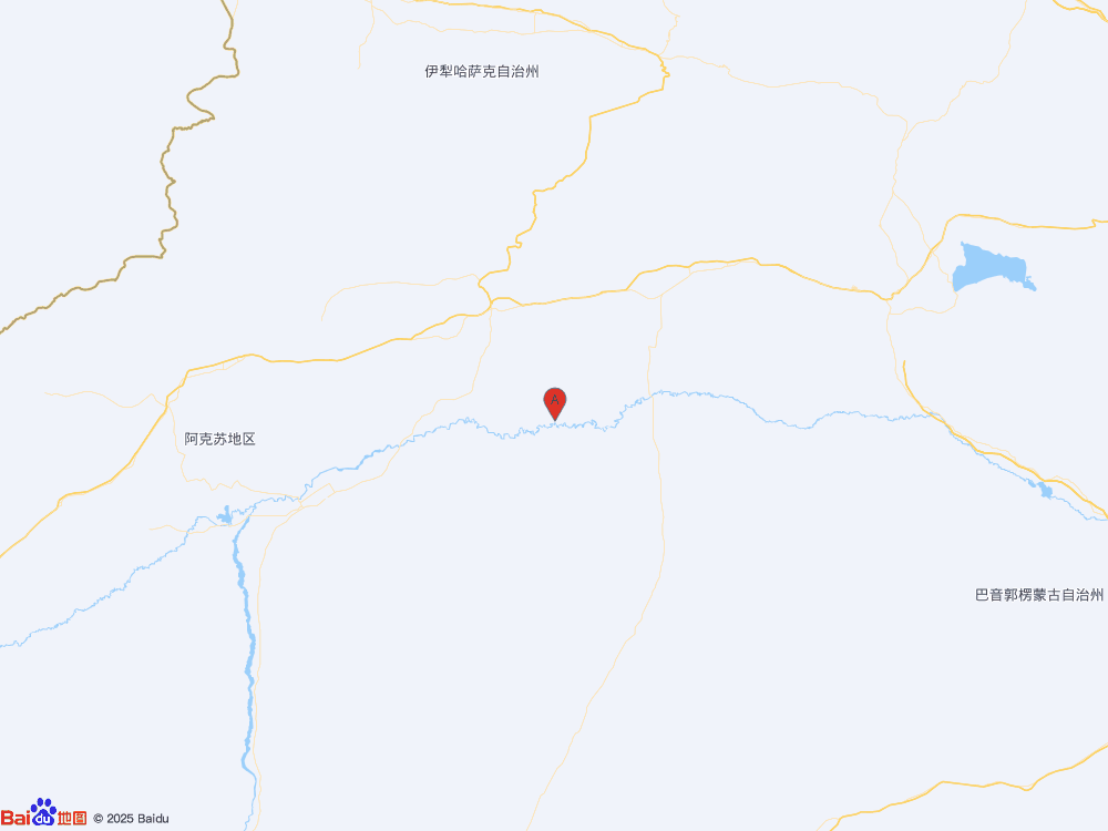 新疆阿克苏地区沙雅县发生3.6级地震
