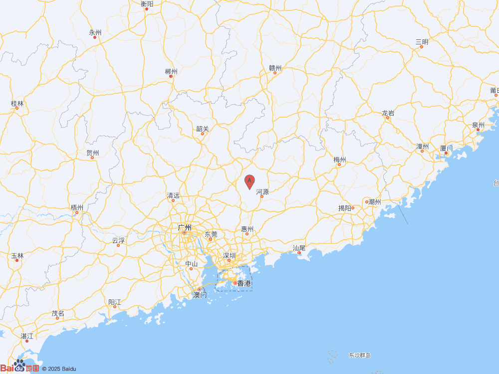 广东河源市东源县（有感）发生2.9级地震